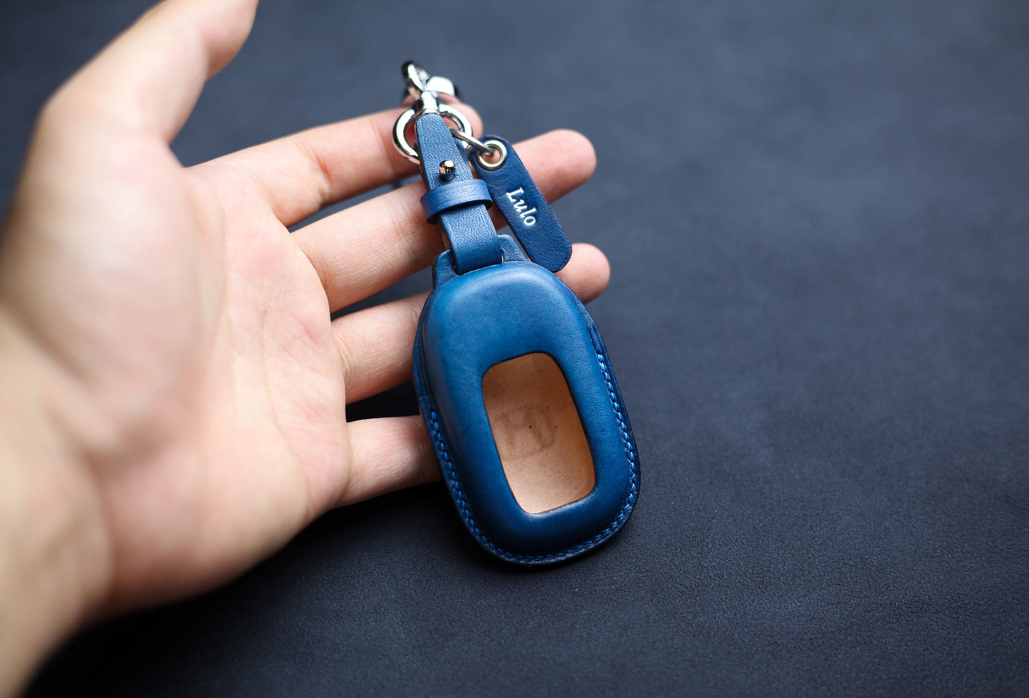 Hondaa Key Fob Cover Case Leather 2024 Accord Ridgeline Civic Vezel CRV Crider Fit Jade Crad HRV Insight Pilot Remote Holder Clasp Clip