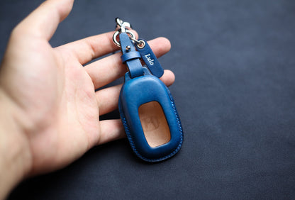 For 2023 Hondaa Leather Key Fob Cover Case Hondaa Civic Passport Accord Ridgeline Vezel Crv C RV Hrv Insight Pilot Keyless Remote Holder