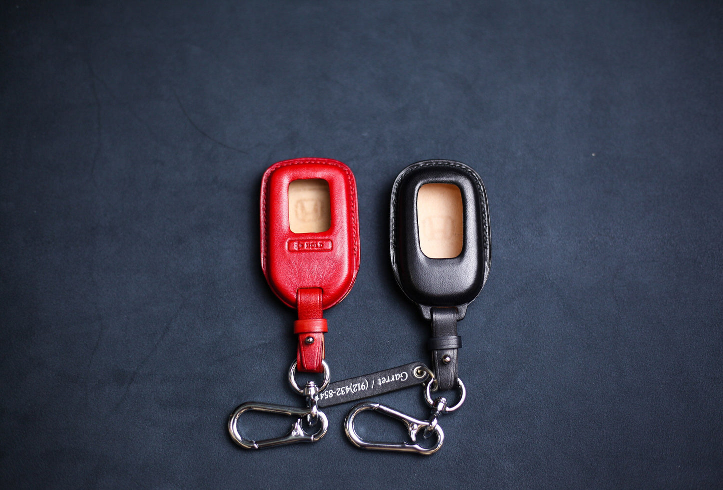 For 2023 Hondaa Leather Key Fob Cover Case Hondaa Civic Passport Accord Ridgeline Vezel Crv C RV Hrv Insight Pilot Keyless Remote Holder