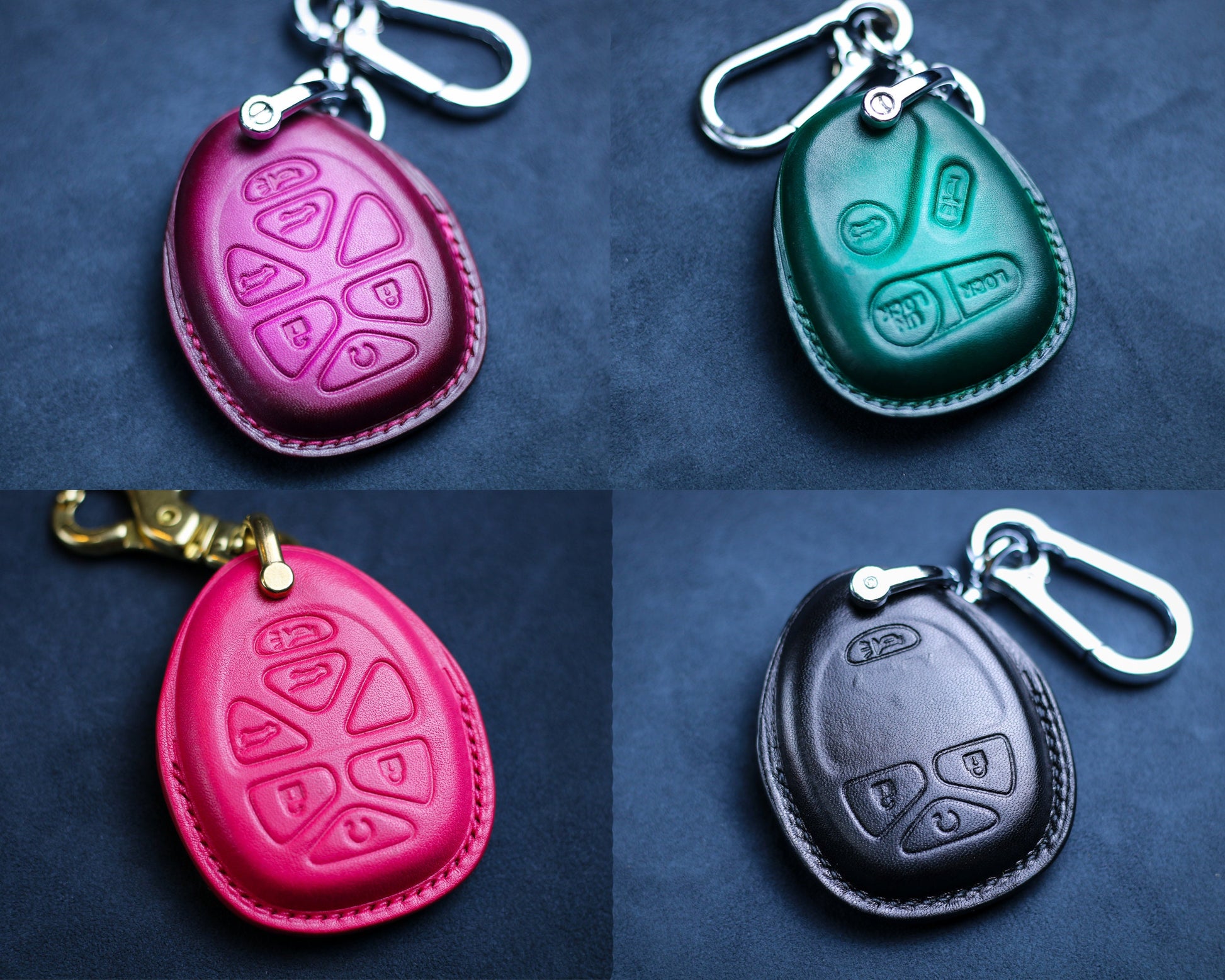 for Chevy Traverse Cobalt Malibu Buickk Solstice Saturn Aura G-M-C Sierra Yukon Silverado Cadillacc Key Fob Cover Case Keyless Holder