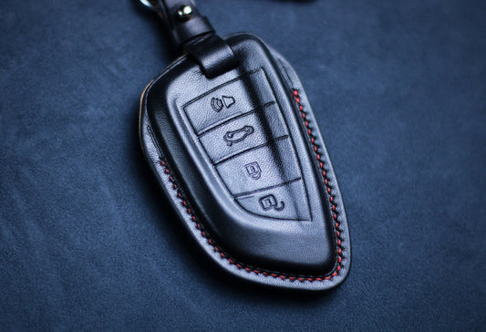 Leather Key Fob Cover For GR Supra A90 GR86 Case 2019 2020 2021 GR Supra A90 Mk4 Mk5 Remote Holder Supra Gr Accessories