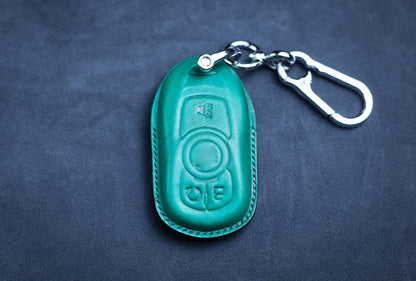 Leather Key Cover For Envision Essence Verano Encore GS GX New Lacrosse Opel Astra Key Fob Case Remote Holder Accessories