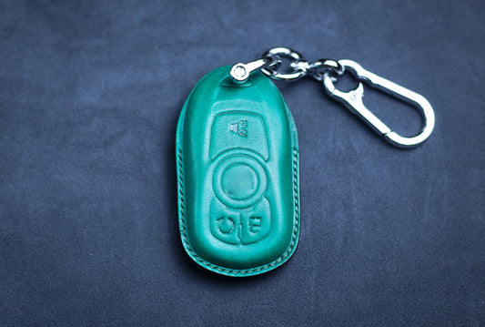 Leather Key Cover For Envision Essence Verano Encore GS GX New Lacrosse Opel Astra Key Fob Case Remote Holder Accessories