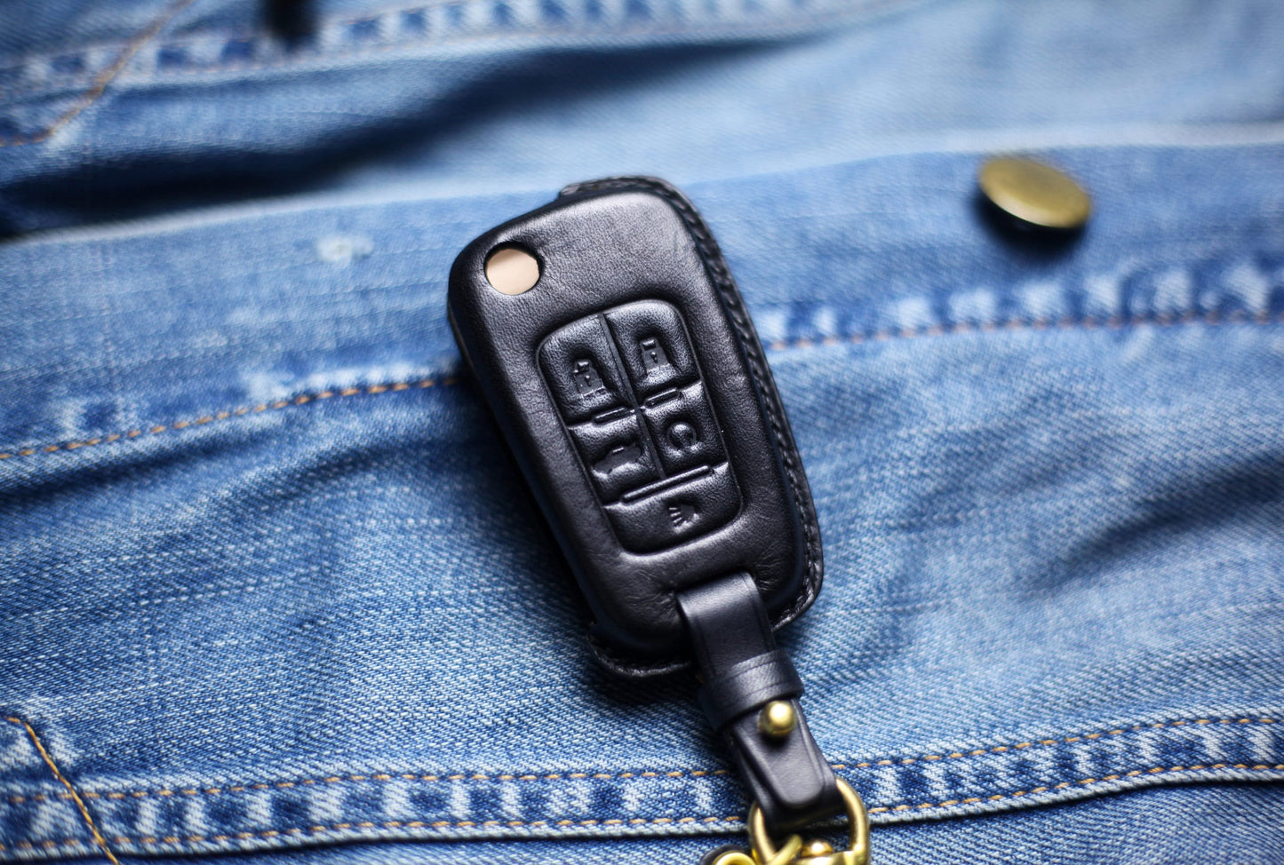 Leather Key Cover For Envision Essence Verano Encore GS GX New Lacrosse Opel Astra Key Fob Case Remote Holder Accessories