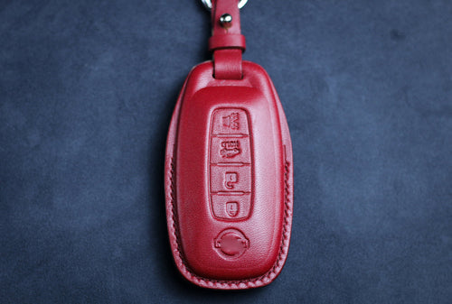 Cute Cover For Nissann 2023 pathfinder rogue Titan Xtrail Ariya Kicks Juke key fob case cover Accessories Leather Nissann Remote Case