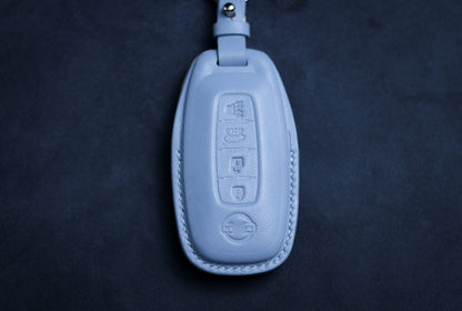 Cute Cover For Nissann 2023 pathfinder rogue Titan Xtrail Ariya Kicks Juke key fob case cover Accessories Leather Nissann Remote Case