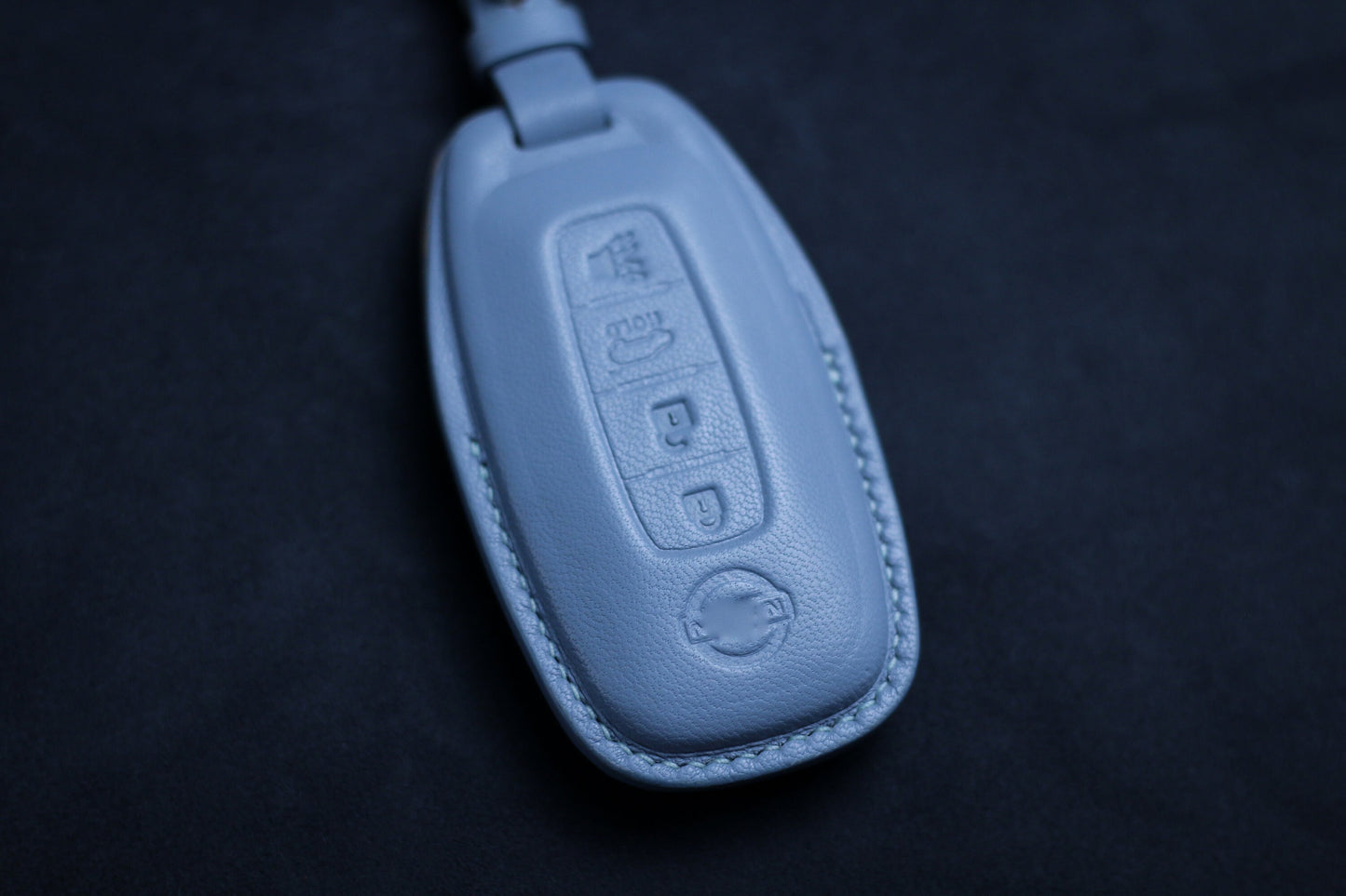 For Nissans Pathfinder Rogue Kicks Ariya Z GT Xtrail Frontier Titan Key Fob Cover Case Keyless Remote Holder Leather, Nissans Keychain
