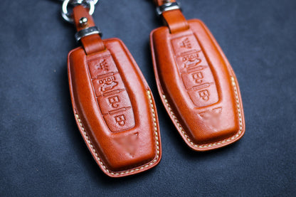 Key Cover For 2023 Outlander Phev Pajero Montero Sport Eclipse Cross Fob Case Mirage G4 Leather Triton Outlander Sport Remote Accessories