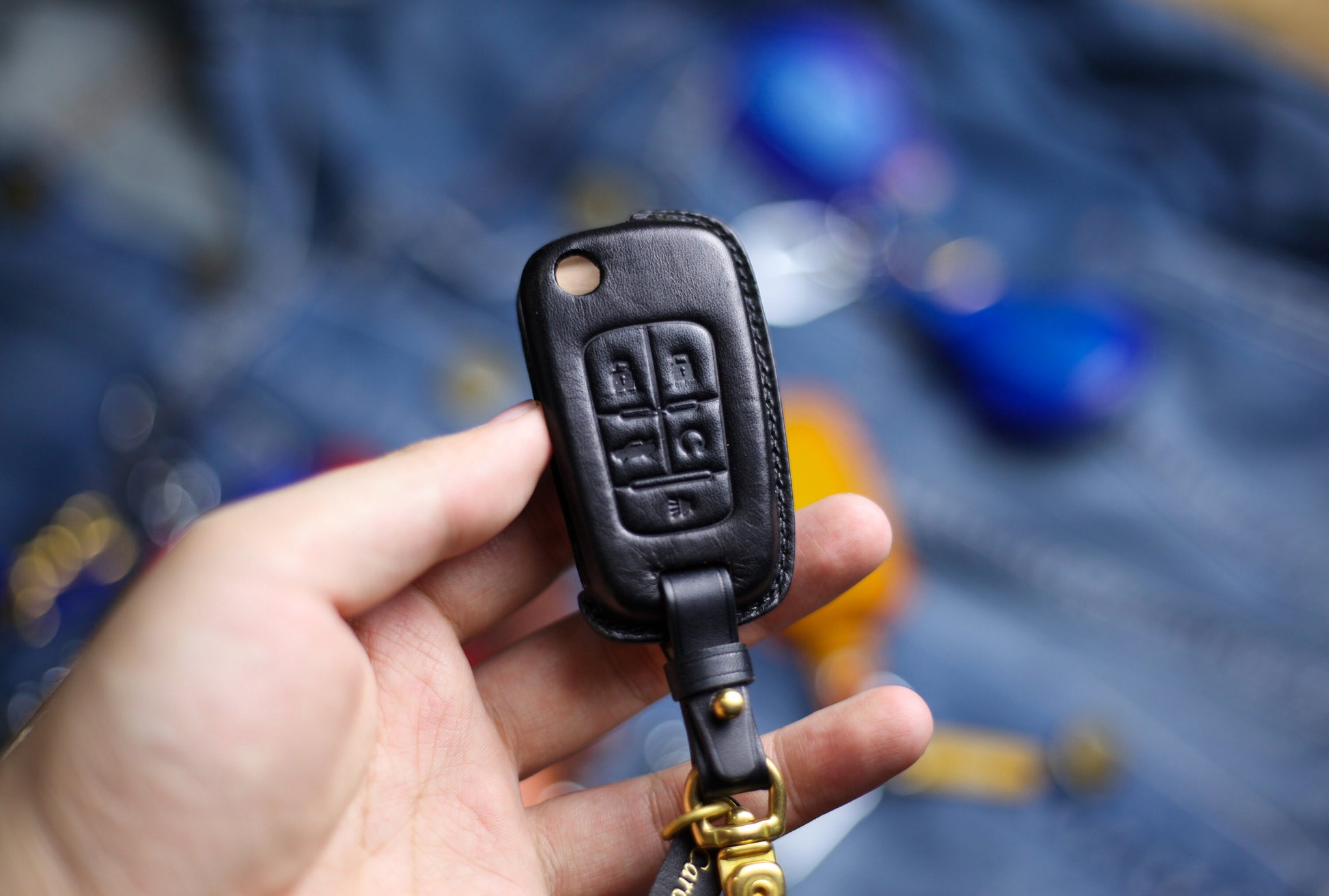 Leather Key Cover For Envision Essence Verano Encore GS GX New Lacrosse Opel Astra Key Fob Case Remote Holder Accessories