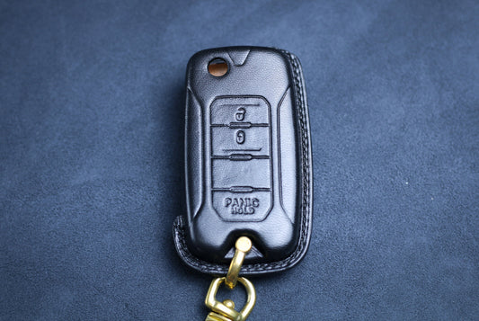 Cover For 2019 2020 Renegade Flip Key Wrangler Gladiator Rubicon Remote Case Fiatt 500X Dodgee Grand Cherokee Ramm Wagoneer Accessories