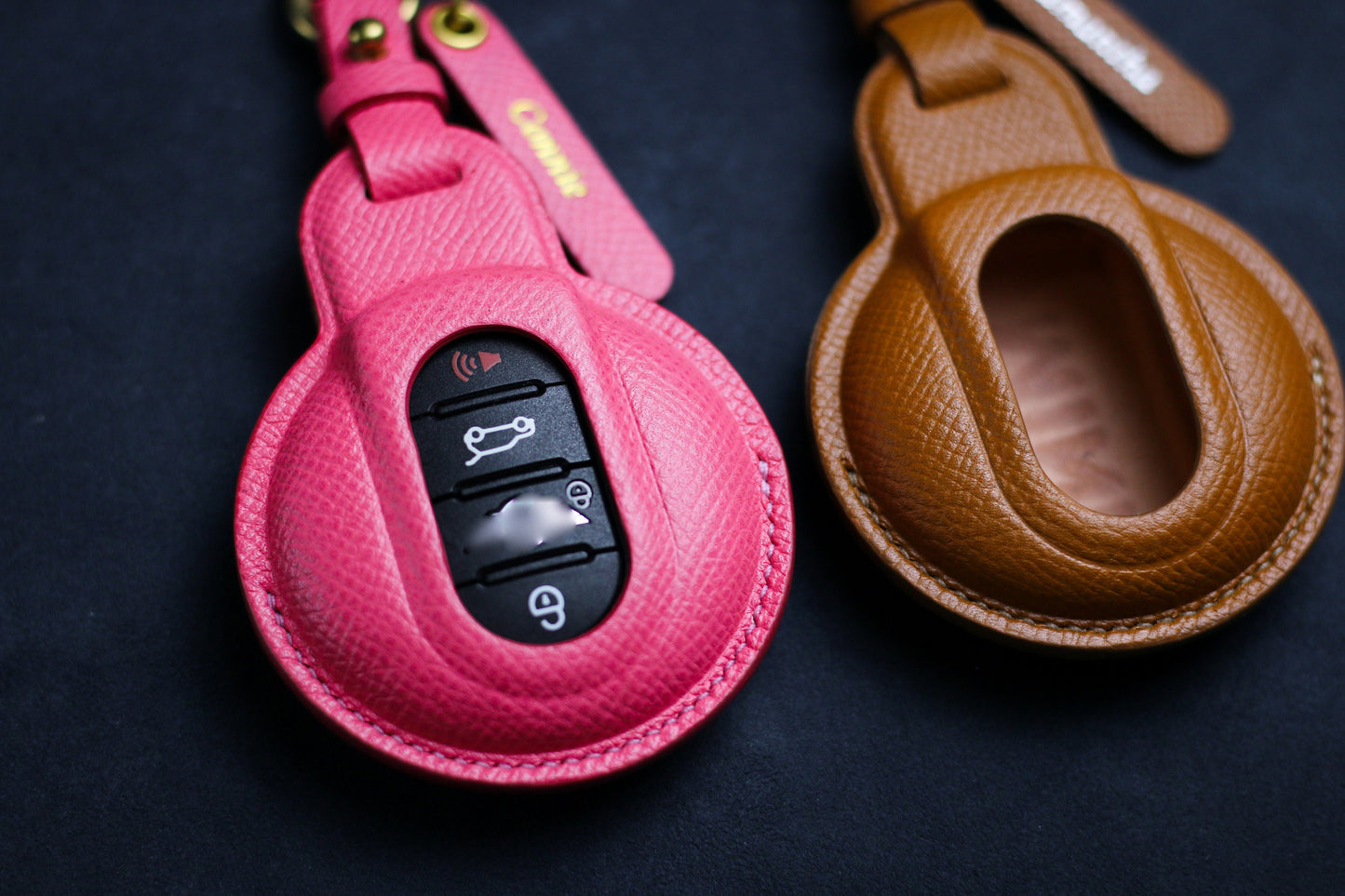 Key Cover For 2022 2023 Mini F R S Key Fob Clubman 2021 Hardtop Countryman Case Leather Keyless Remote Holder Mini F54 F55 F56 Accessories