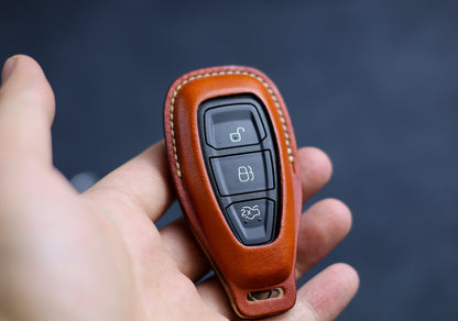 For Focus Flip Key Fob Cover 2012 2013 2014 Escort Fiesta Crown Expedition Explorer Fusion Taurus Remote Case Focus Key Accessories