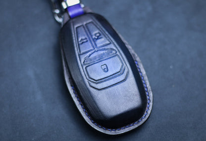Key Cover for Aston DBX DB9 Martin Key Fob Case Leather 2022 2023 Aston DB11 Vantage martin Rapide Crystal Keychain Keyless Remote Holder