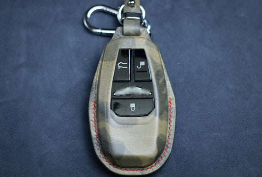 Key Case For aston Fob Cover Leather martin 2022 2023 2024 Aston DB9 DB11 martin Vantage Rapide Crystal DBX Keychain Keyless Remote Holder