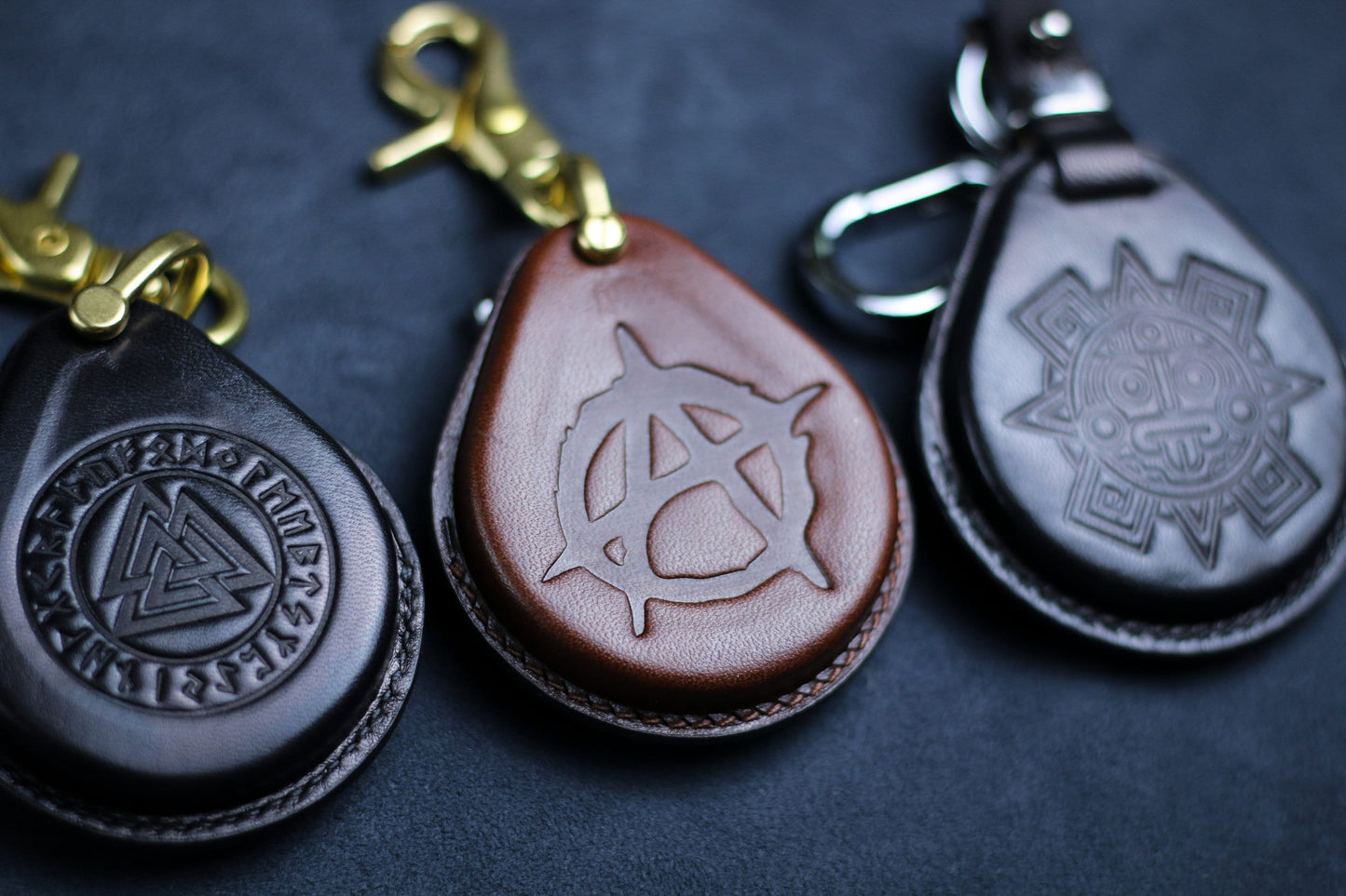 Harley Key Fob Cover With Firefighter Emblem Fat Boy 114 Road King 117 Remote Case Fob Skull Viking Emblem 883 X48 1200 Street Glide 2023