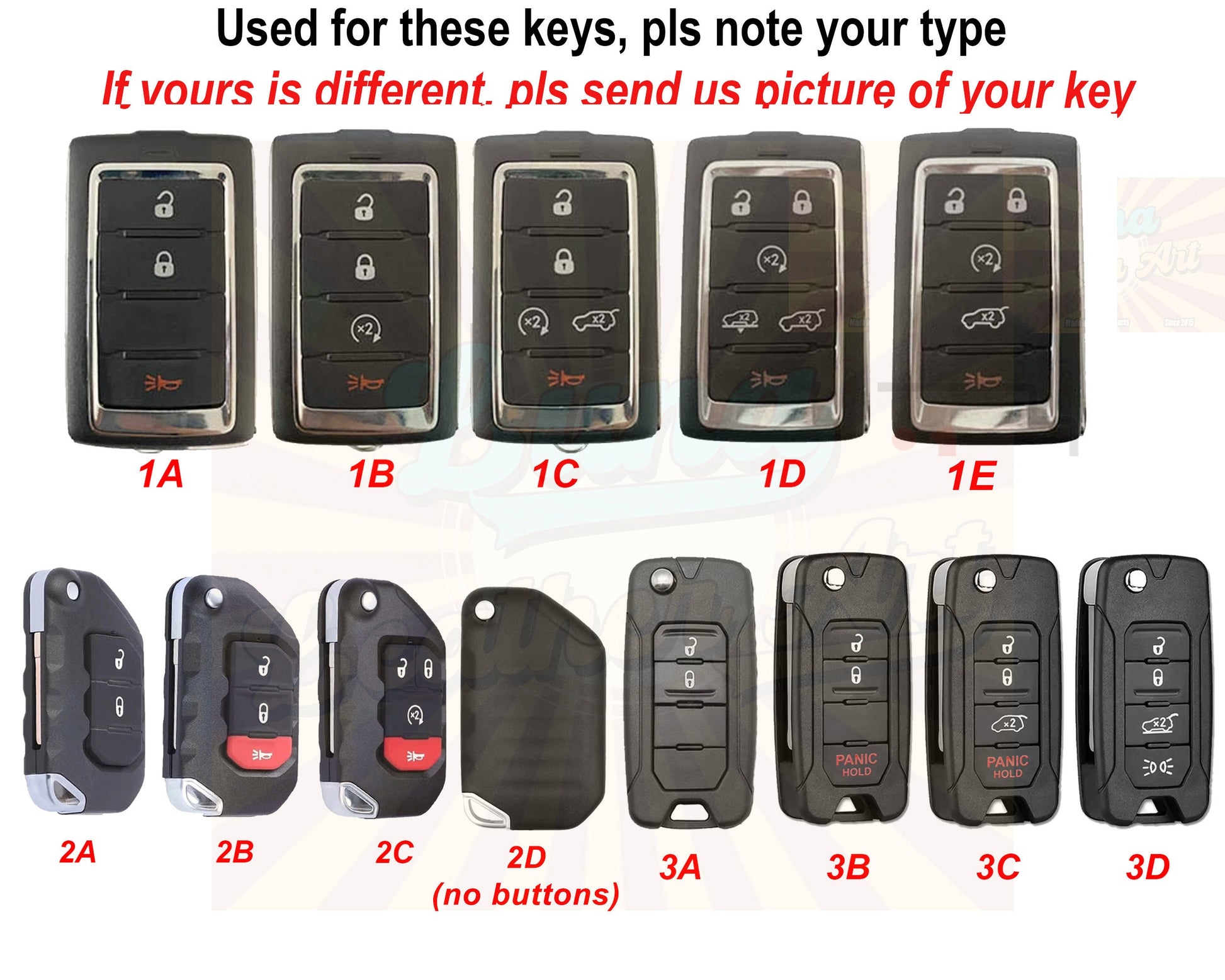 Leather Key Fob Cover For Wrangler 2018 2020 2022 Dodgee Grand Cherokee Ramm Renegade 2023 2024 2025 Wagoneer Rubicon Sahara JK JL Smart Key