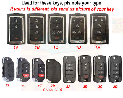 Wagoneer 2022 2023 Leather Key Fob Cover For 2021 Dodgee Cherokee Ramm Grand L Renegade 2017 2018 Wrangler Rubicon Sahara JK JL Key Cover