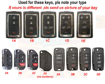 For Renegade 2015 2016 2017 2018 Leather Key Fob Cover Fiatt 500X Dodgee Grand Cherokee L Ramm Wagoneer 2021 2022 Wrangler Rubicon Sahara