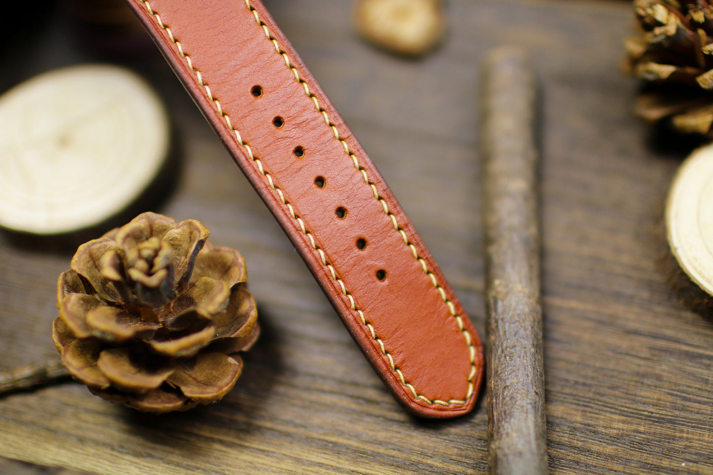 British Tan Leather Bund Strap 20mm, 22mm Bund Watch Band 16mm 24mm Leather Watch Band 18mm Leather Watch Strap, Applee Watch Band Cuff Band
