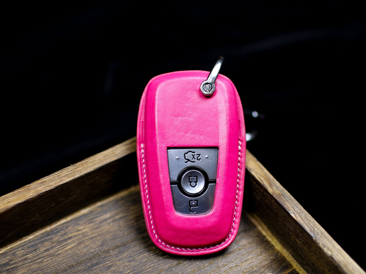 Custom Stamp Logo Bronco Key Fob Covers with Logo 3 4 5 Button Case Keychain 2022-2024 Bronco Sport Smart Remote Keyless Bronco Accessories