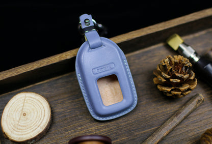 Leather Key Fob Cover for 2024 Hondaa 2022 Civic 2023 Accord, Vezel, Crv Hrv Brv Pilot Trailsport, Passport Remote Holder Hondas Accessories