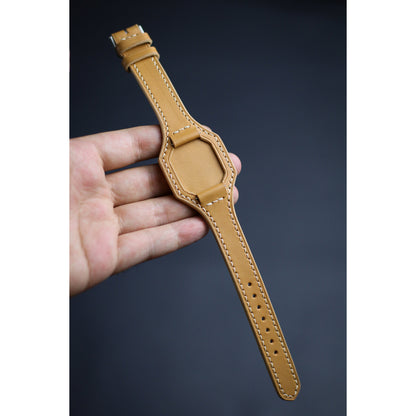 Customized Leather Bund Strap, Bundstraps Watch Band 16mm 18mm 20mm 22mm Watch Band Leather Watch Strap, Apple Cuff Band Watch Band Strap