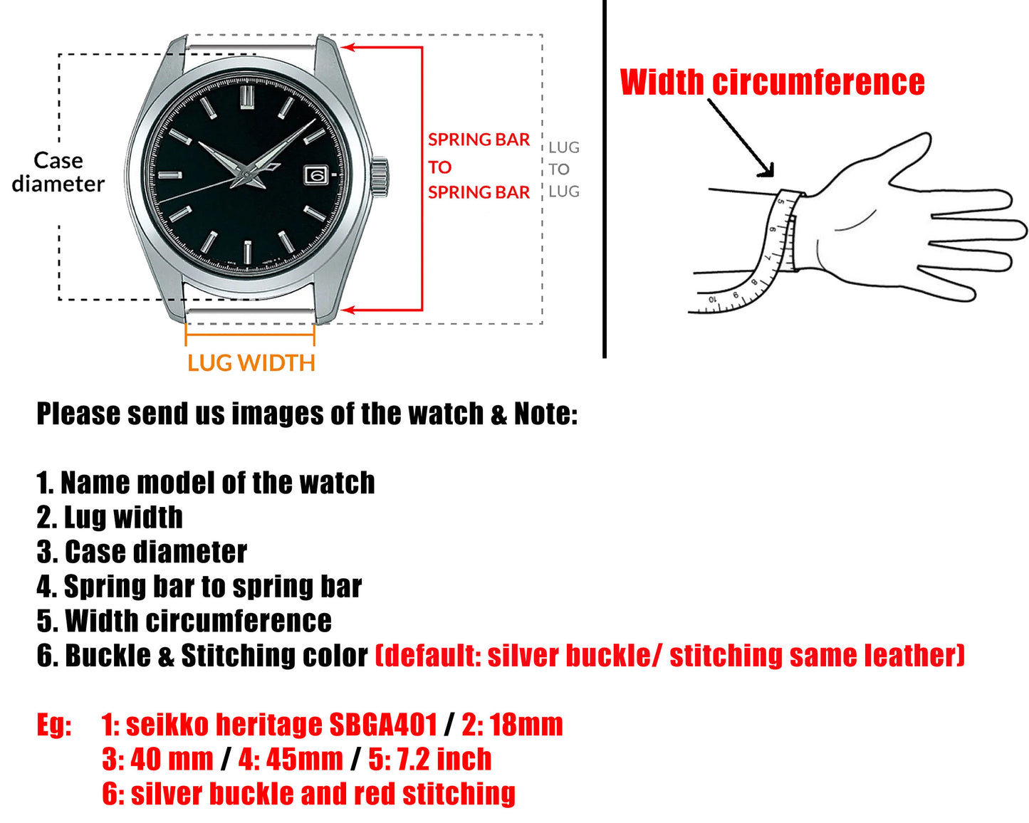 Customized Leather Bund Strap, Bundstraps Watch Band 16mm 18mm 20mm 22mm Watch Band Leather Watch Strap, Apple Cuff Band Watch Band Strap