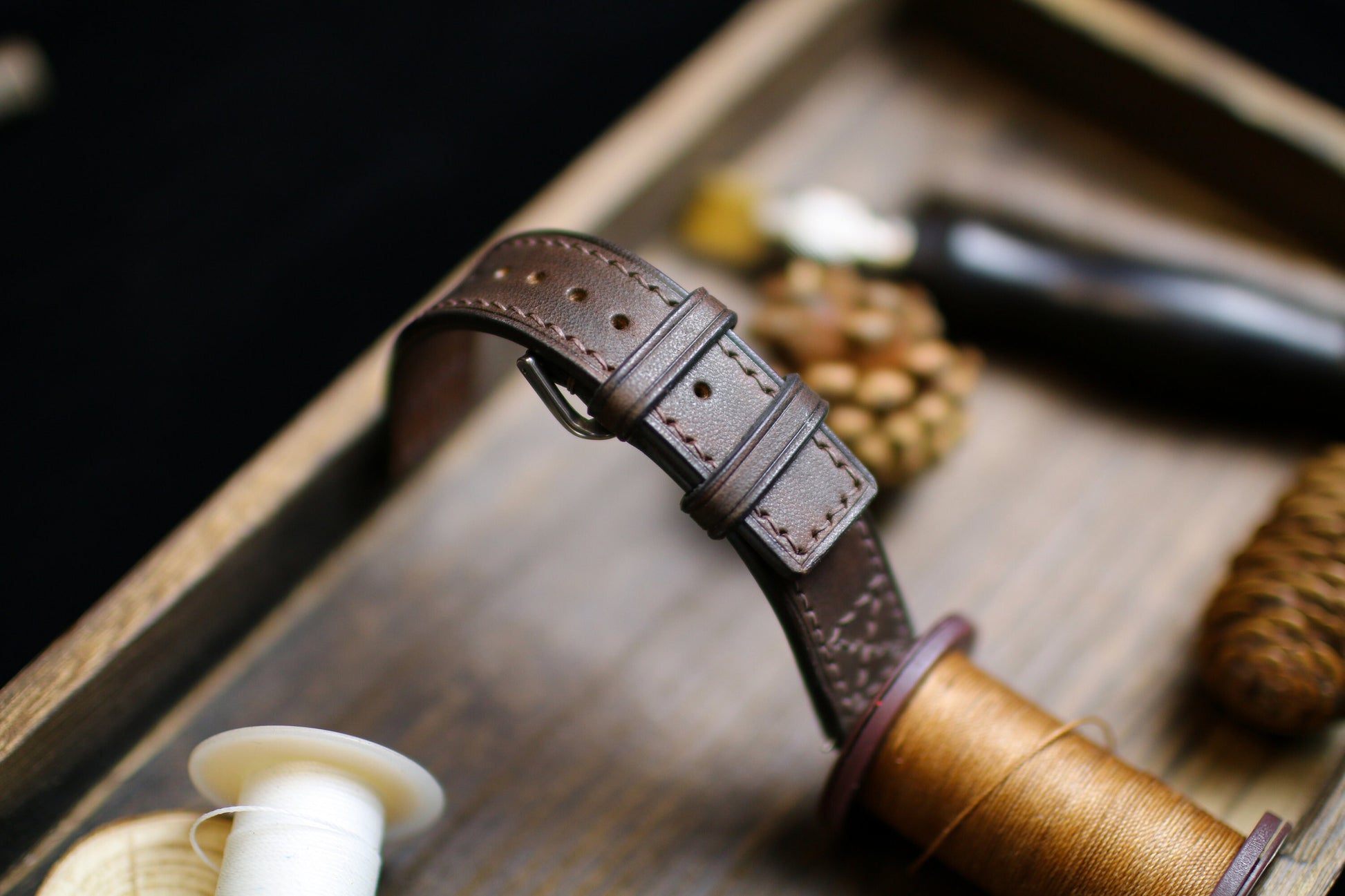 Dark Brown Vegtan Leather Watch Band Strap 24mm 22mm 20mm Brown Vegtan Leather Watch Strap Strap 18mm 16mm 14mm Square Watch Men Women