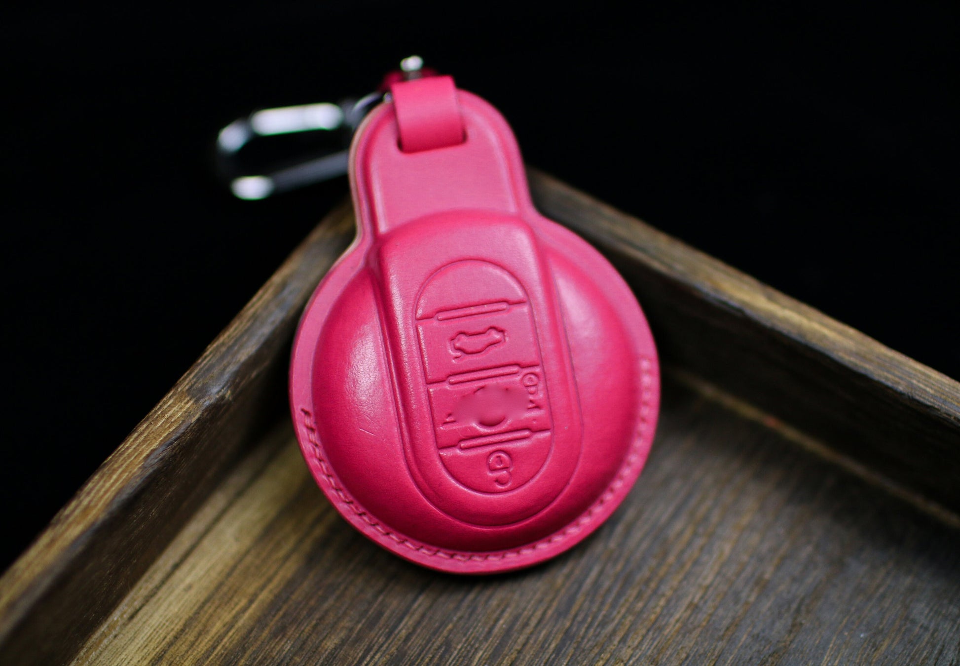 Cute Pink Cover For Mini Key Fob Case Mini Clubman 2024 Hardtop Hatchback 2023 Countryman F54 F55 F56 F57 F60 Paceman One Jcw Remote Holder
