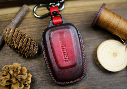 Leather Key Fob Cover For 2025 4Runner Tundra Keyless Case 2024 Remote Sr5 Premium 4 Runner Trd Pro OffRoad Sport Limited Suv Tundra Case