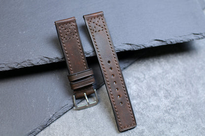 Dark Brown Vegtan Leather Watch Band Strap 24mm 22mm 20mm Brown Vegtan Leather Watch Strap Strap 18mm 16mm 14mm Square Watch Men Women