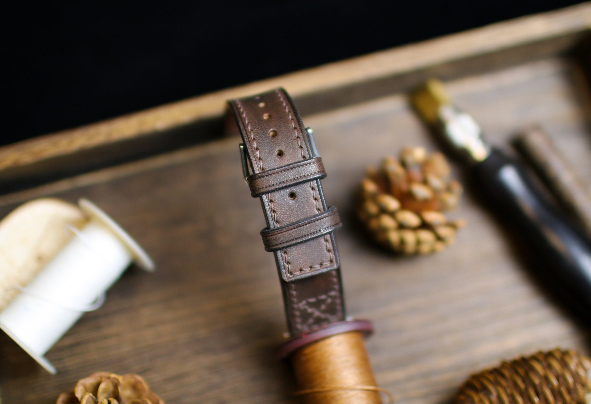 Dark Brown Vegtan Leather Watch Band Strap 24mm 22mm 20mm Brown Vegtan Leather Watch Strap Strap 18mm 16mm 14mm Square Watch Men Women