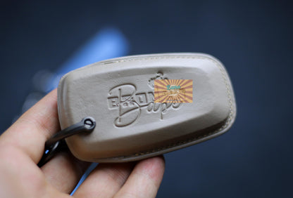 Pink Cute Bronco Key Fob Cover Leather Case For Bronco Sport 2021 2022 2023 Tremor Key Fob Keychain Stamp Embossed Horse Bronco Accessories