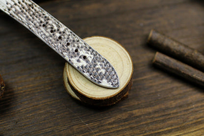 Himalaya Neutral White Lizard Leather Watch Strap 24mm 22mm 21mm 20mm Handmade Black White Leather Watch Band Lizard Leather 18mm 16mm 14mm