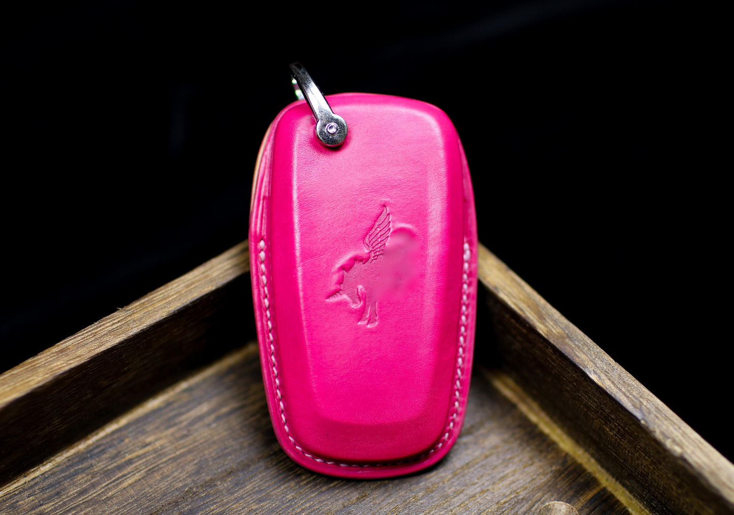 Custom Stamp Logo Bronco Key Fob Covers with Logo 3 4 5 Button Case Keychain 2022-2024 Bronco Sport Smart Remote Keyless Bronco Accessories