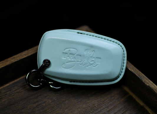 Leather Key Cover For 2023 Bronco Key Fob Case with 3 4 5 Button Case Keychain 2022-2024 Bronco Sport Remote Keyless Case Bronco Accessories