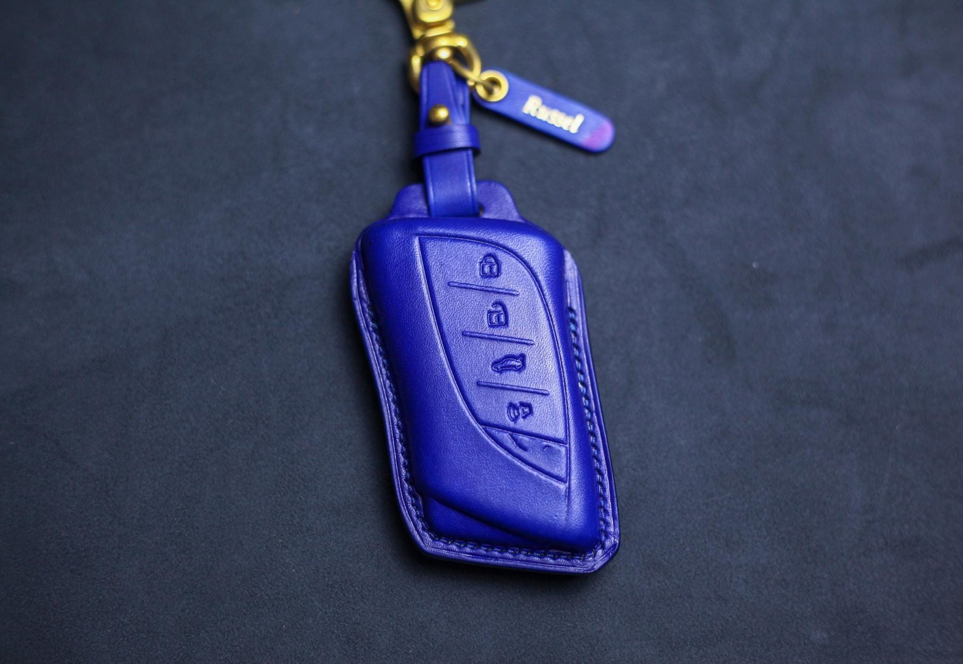 Leather key fob cover for Rz450e Lexuss 2018-2021 Lexus Ls 500, Ls 500h, Ux 200, Ux 250h, Lc 500, ES 350, ES 300H Car Accessories for Lexuss