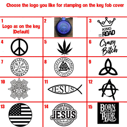 Ftr rsd Hooligan Leather Key Fob Case Fit for Chief Scout Bobber FTR Springfield Roadmaster Fob Case Chieftain Holster Dakota Spirit Case