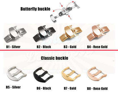 British Tan Vachetta Leather Watch Strap 24mm 22mm 21mm 20mm Leather Watch Band Deployant Clasp  Vachetta Brown Leather 18mm 16mm 14mm 12mm