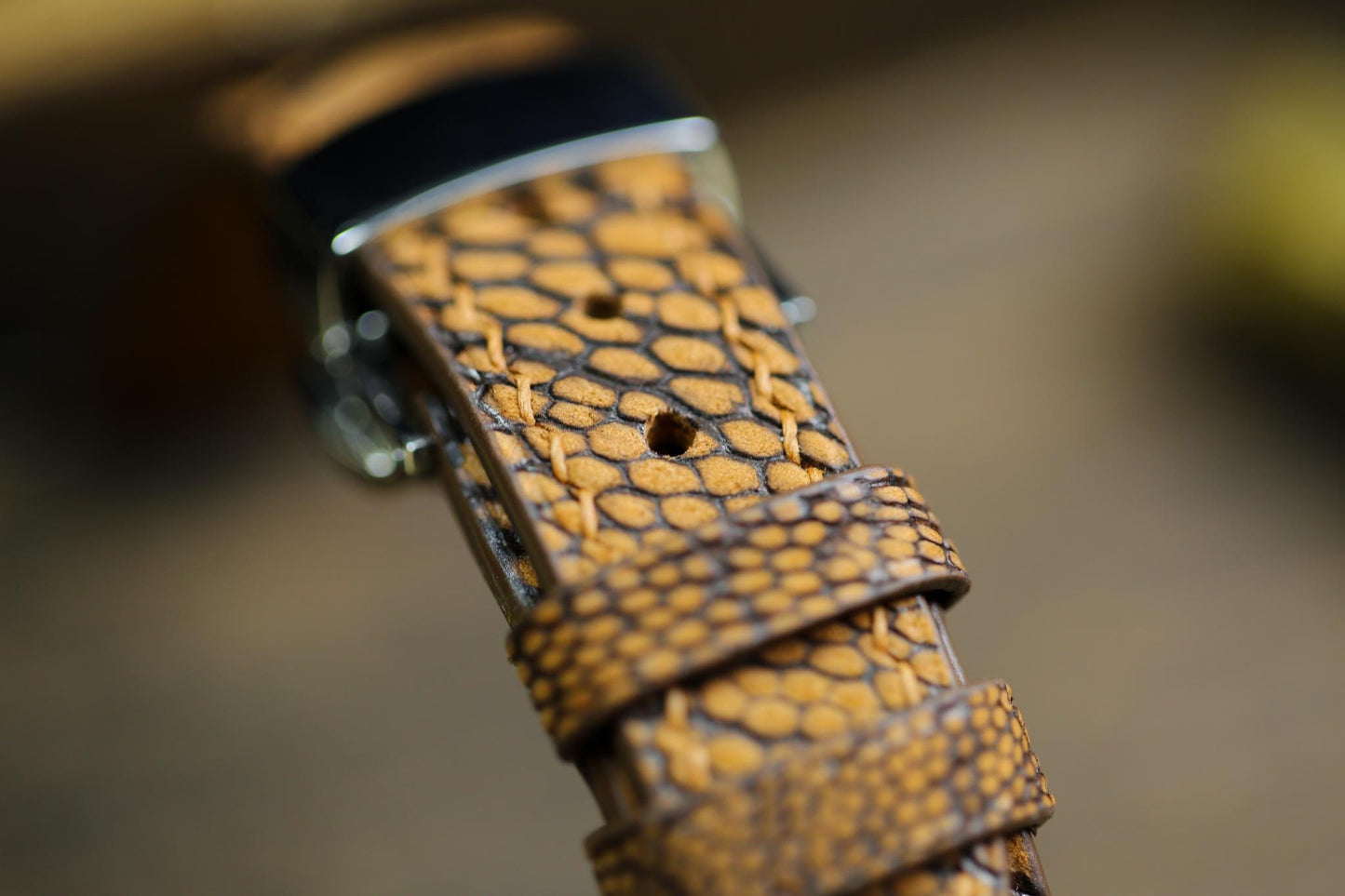 Waxy Brown Ostrich Foot Leather Watch Black Brown Strap 24mm 22mm 21mm 20mm Handmade Leather Watch Band Ostrich Leg Leather 18mm 16mm 14mm