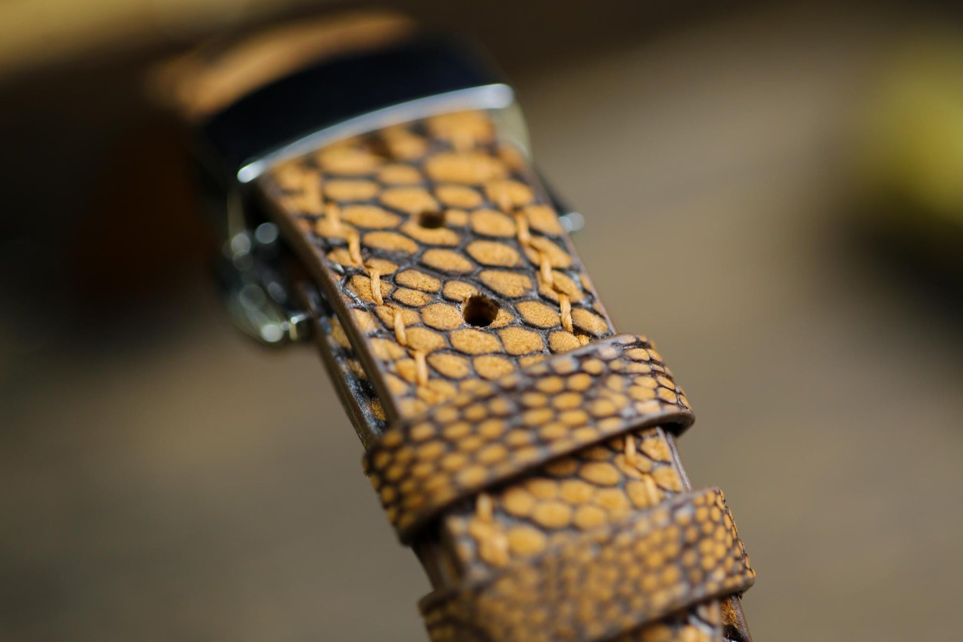 Waxy Brown Ostrich Foot Leather Watch Black Brown Strap 24mm 22mm 21mm 20mm Handmade Leather Watch Band Ostrich Leg Leather 18mm 16mm 14mm