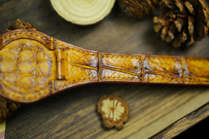 Patina Brown Alligator Leather Bund Strap Waxy Style 20mm 22mm Bund Watch Band 16mm 24mm Leather Watch Band 18mm Watch Strap Watch Cuff Band