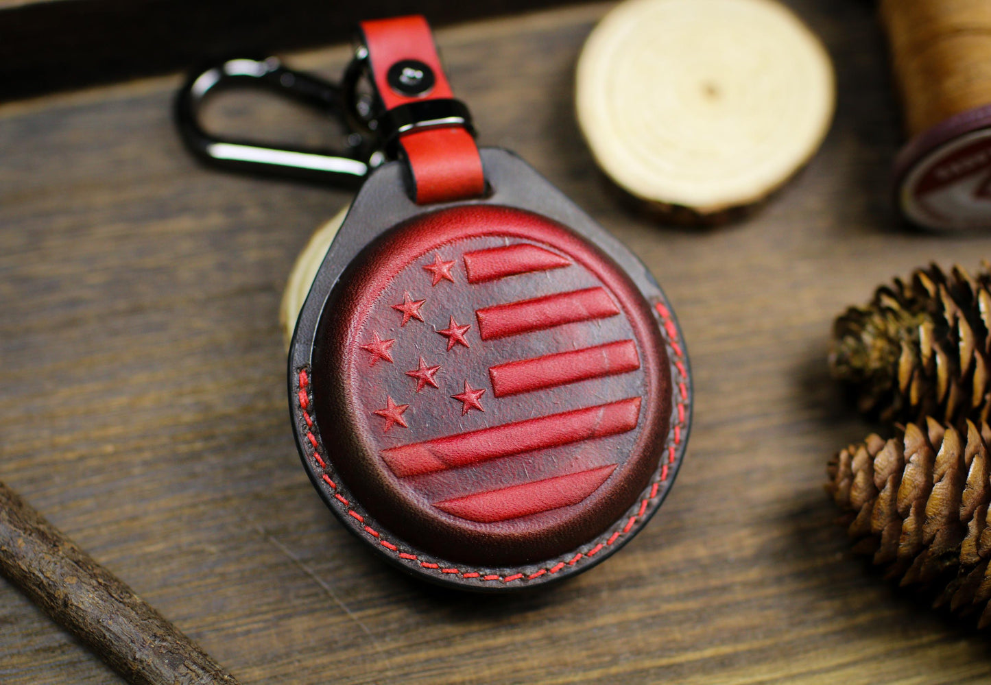 Indians Key Fob Cover 101 Scout Sixty Bobber Key Fob Case FTR Springfield Roadmaster Chieftain Owners Sport Chief Dark Horse Leather Case