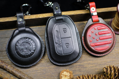 Indians Key Fob Cover 101 Scout Sixty Bobber Key Fob Case FTR Springfield Roadmaster Chieftain Owners Sport Chief Dark Horse Leather Case