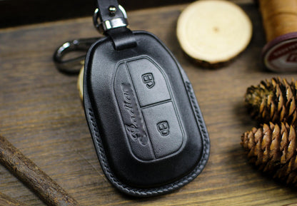 2025 Indians Leather Key Fob Case Motorcycle Fit for Chief Scout Bobber FTR Springfield Roadmaster Fob Case Chieftain Holster Dakota Spirit