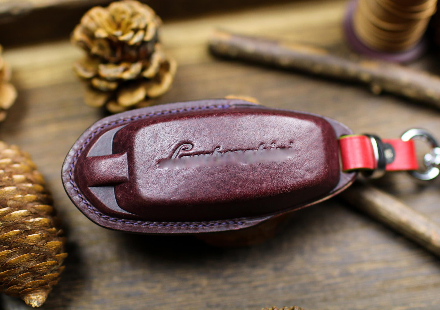 Cute Key Cover for Urus Huracan Evo Sto Aventador Roadster Gallardo LP700 LP610 LP560 Leather Key Fob Case Cover Holder Keychain Holster